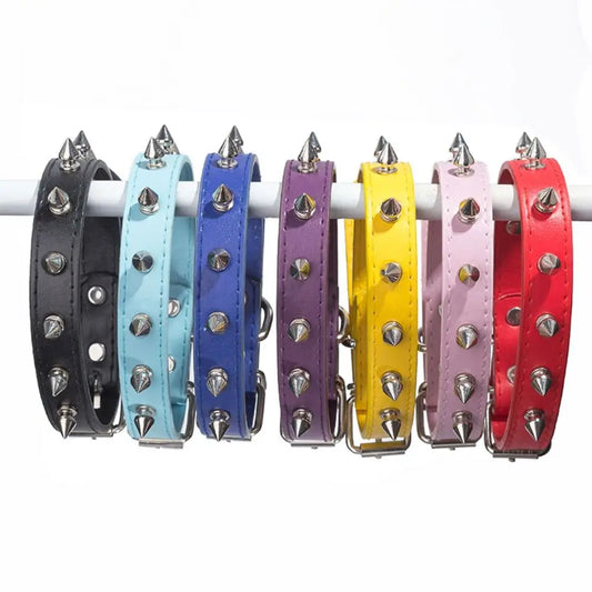 Leather Cat Dog Collar
