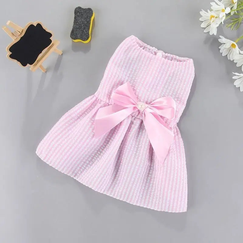 Small Dog Flower Princess Dress