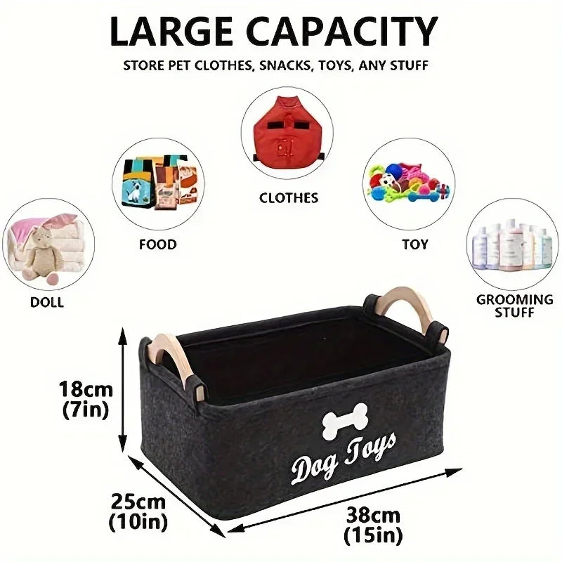 Dog Toy Basket
