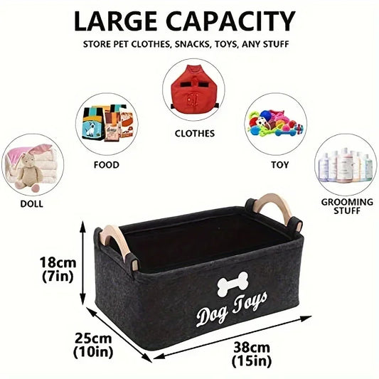 Dog Toy Basket