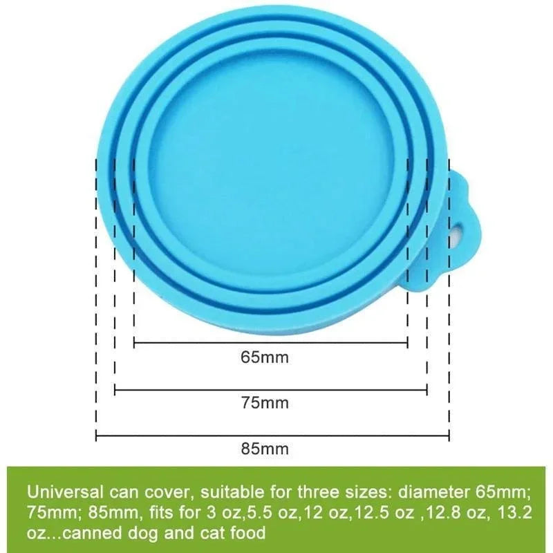 Bols d'alimentation réutilisables en silicone 3-en-1 pour animaux de compagnie