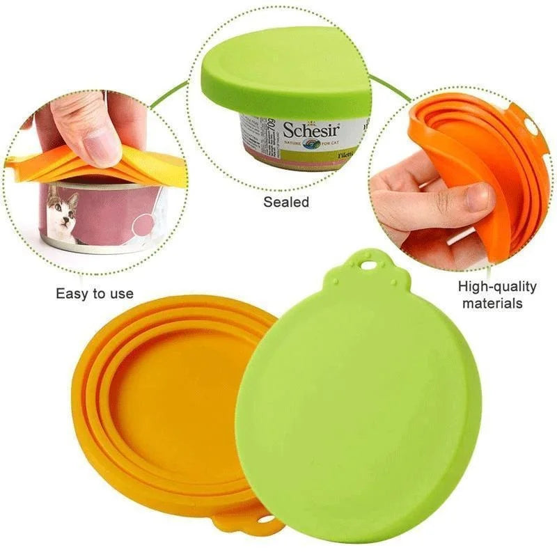 Bols d'alimentation réutilisables en silicone 3-en-1 pour animaux de compagnie