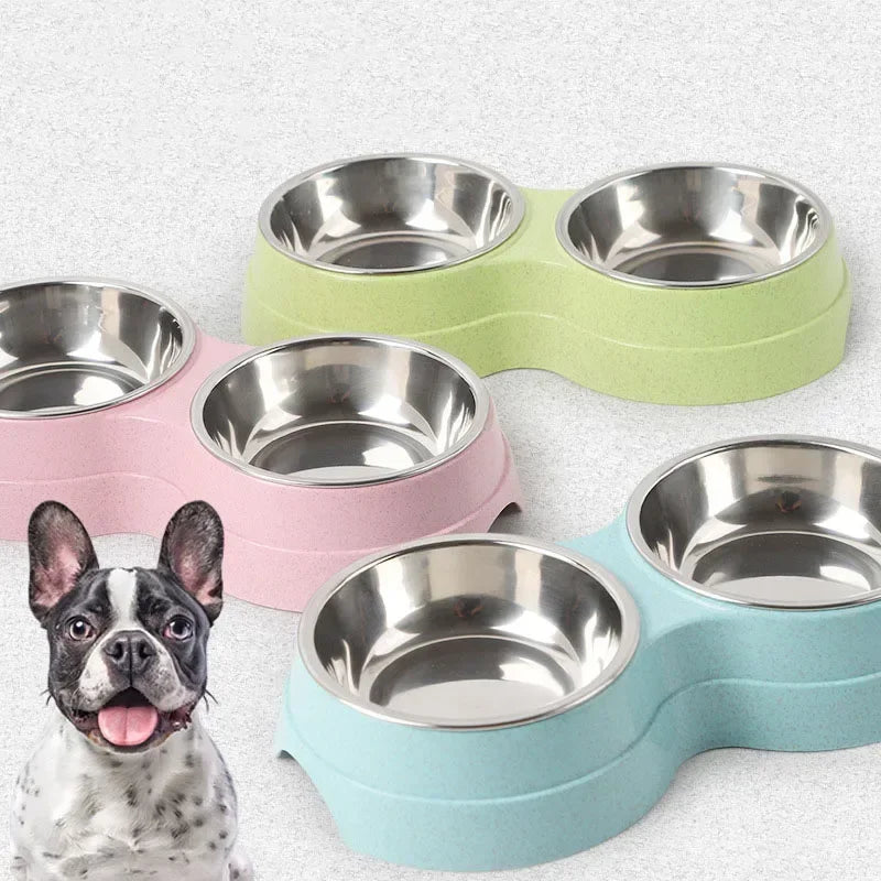 Double Pet Bowls