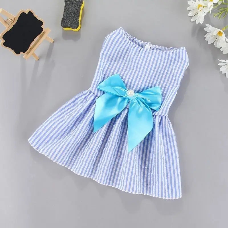 Small Dog Flower Princess Dress
