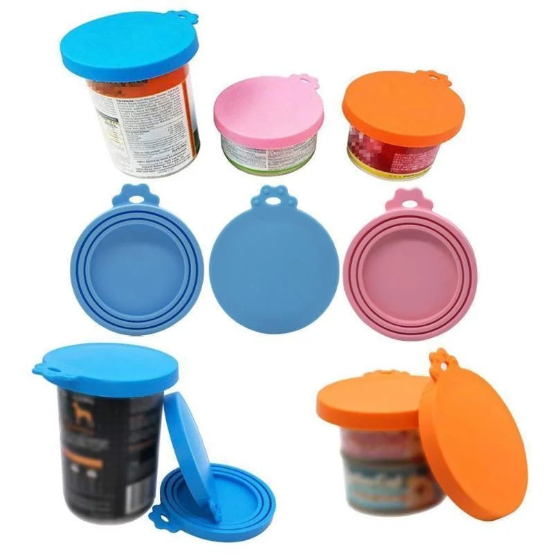 Bols d'alimentation réutilisables en silicone 3-en-1 pour animaux de compagnie