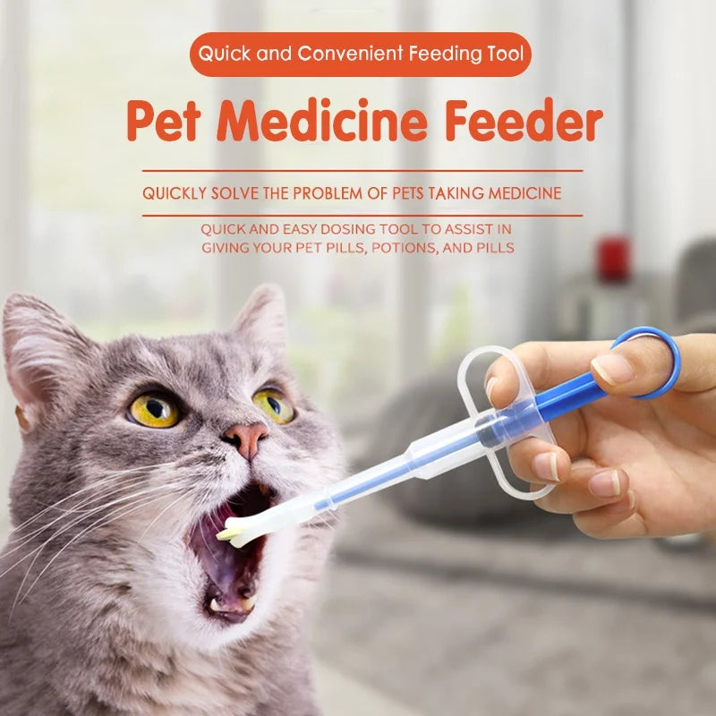 Cat Tablet Syringe Feeder