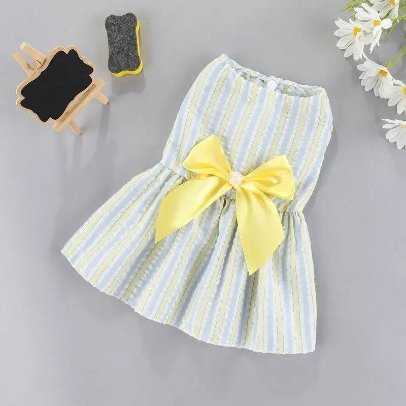 Small Dog Flower Princess Dress